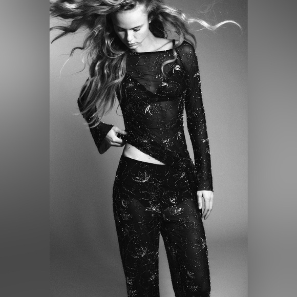 Zara Pants - Zara Beaded Embroidery Set